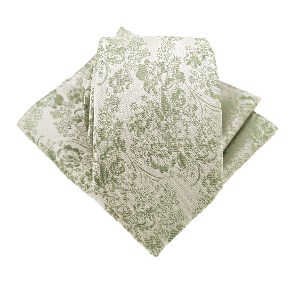 Wild Sage Floral Pocket Square