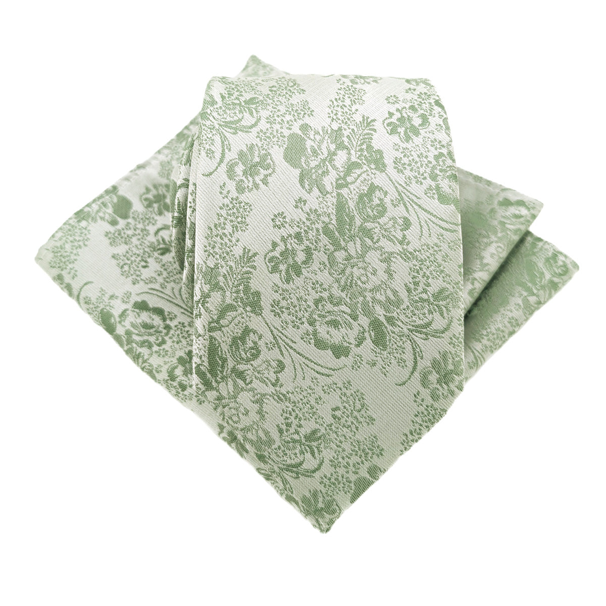 Wild Sage Floral Pocket Square