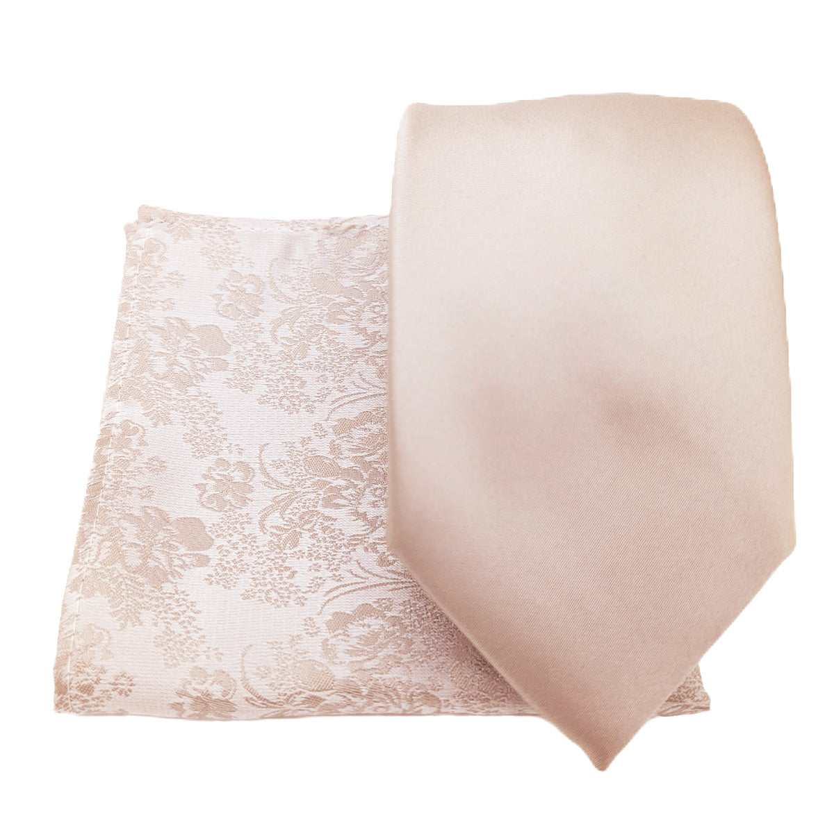 Mix and Match - Oyster Patterned & Oyster Wedding Tie Set