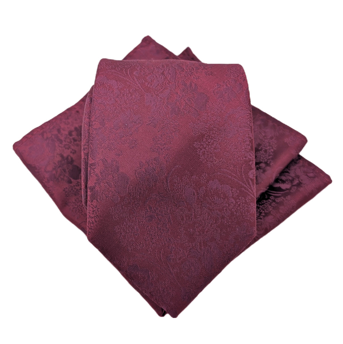 Cassis Floral Pocket Square