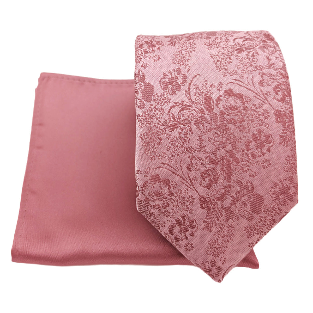 Mix and Match - Desert Rose Patterned & Desert Rose Wedding Tie Set