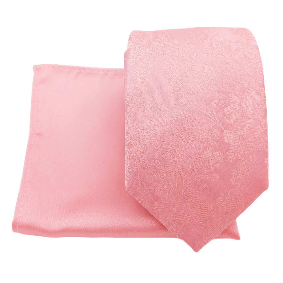Mix and Match - Pink Patterned & Pink Wedding Tie Set