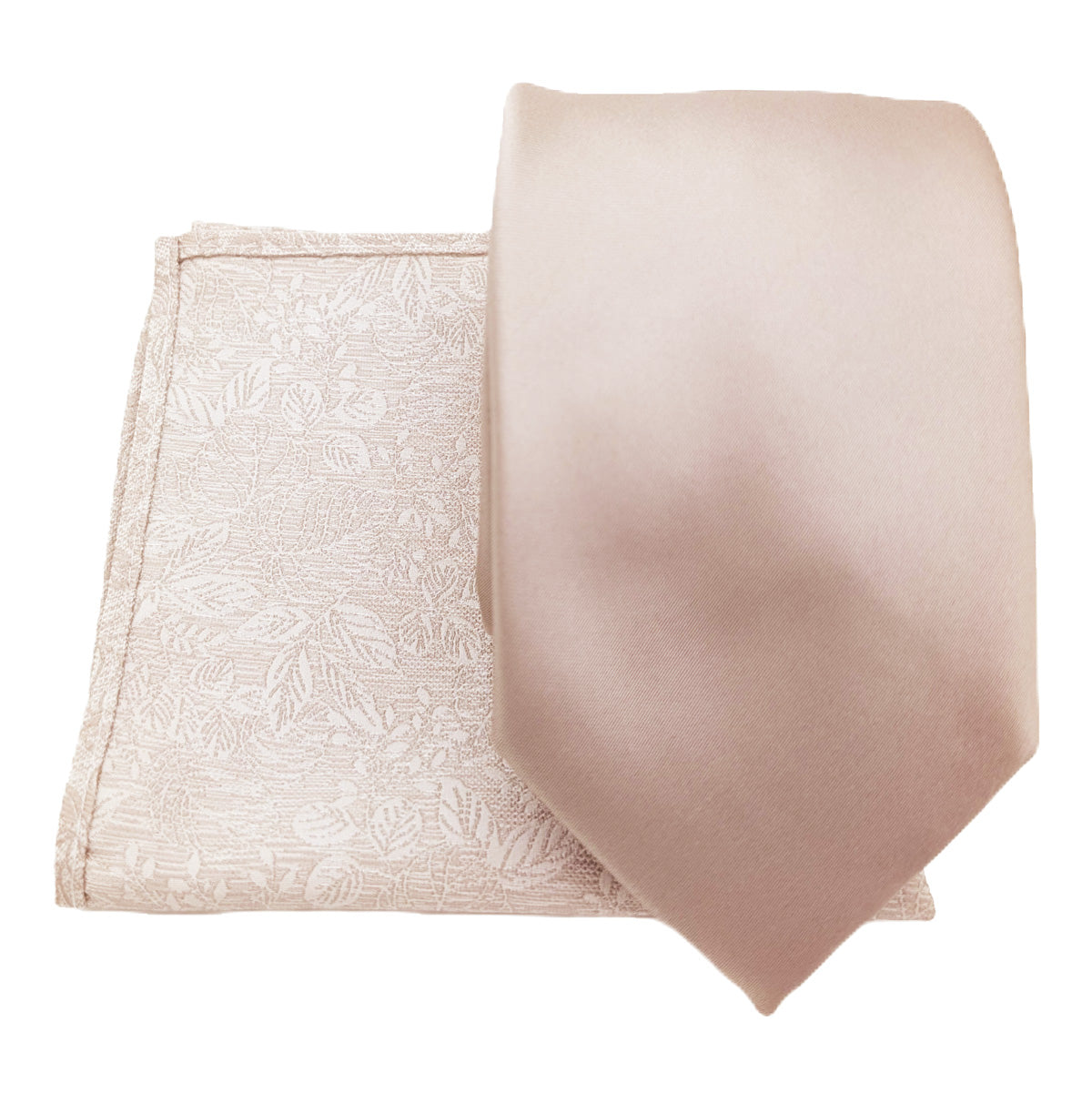 Mix and Match - Oyster Patterned & Oyster Wedding Tie Set