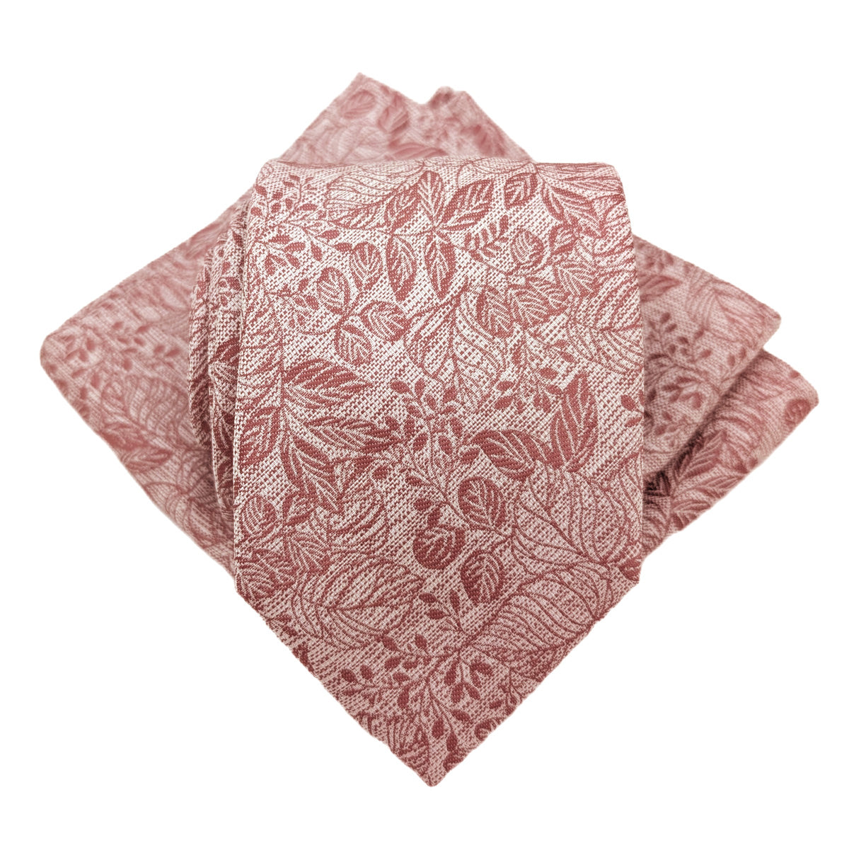 Desert Rose Woodland Leaves Pocket Square