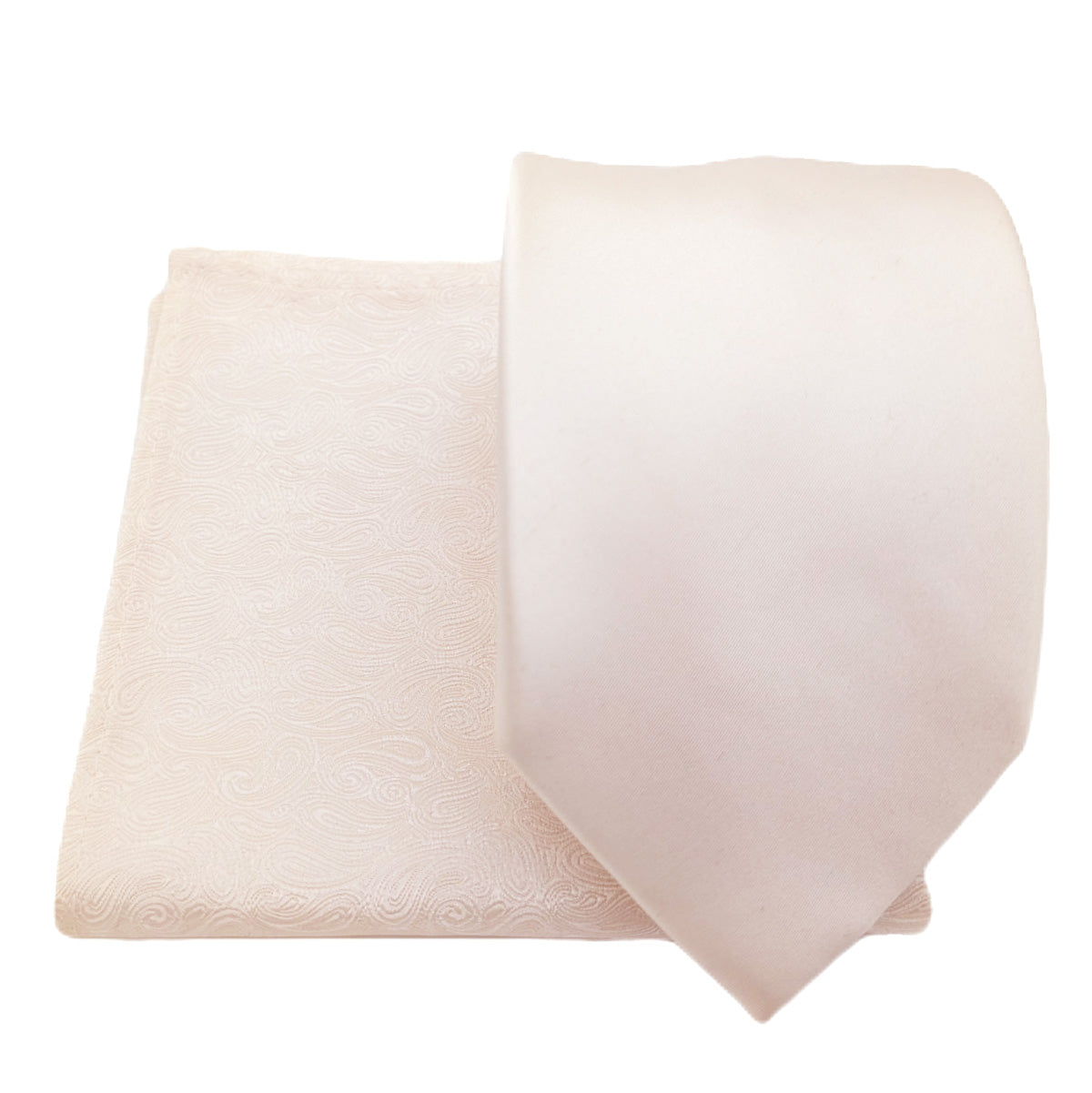 Neat Ivory Paisley Wedding Swatch