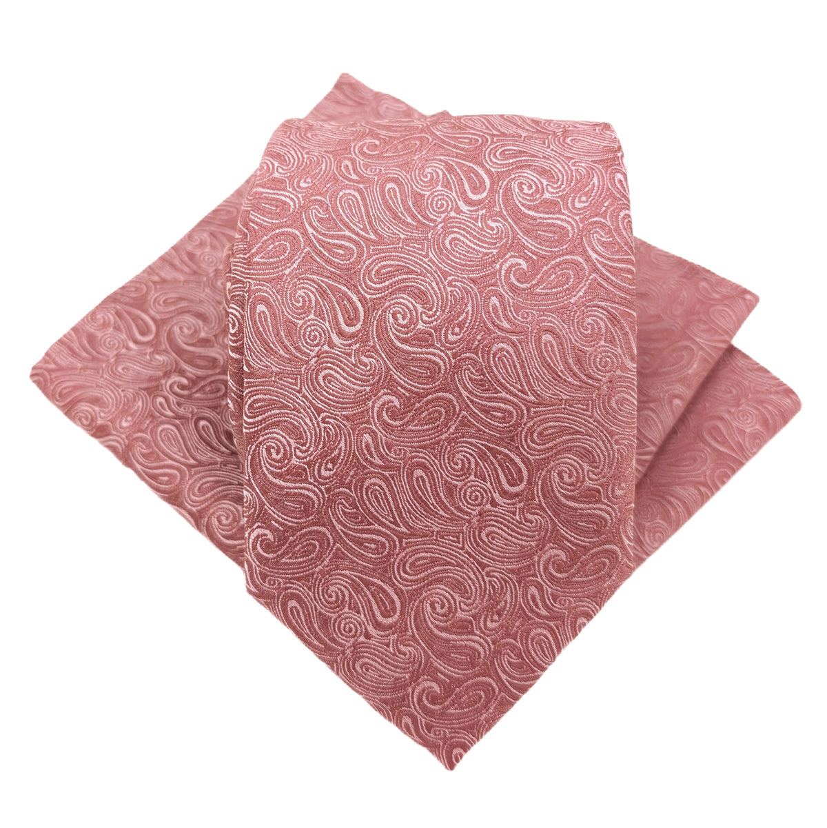 Desert Rose Paisley Pocket Square