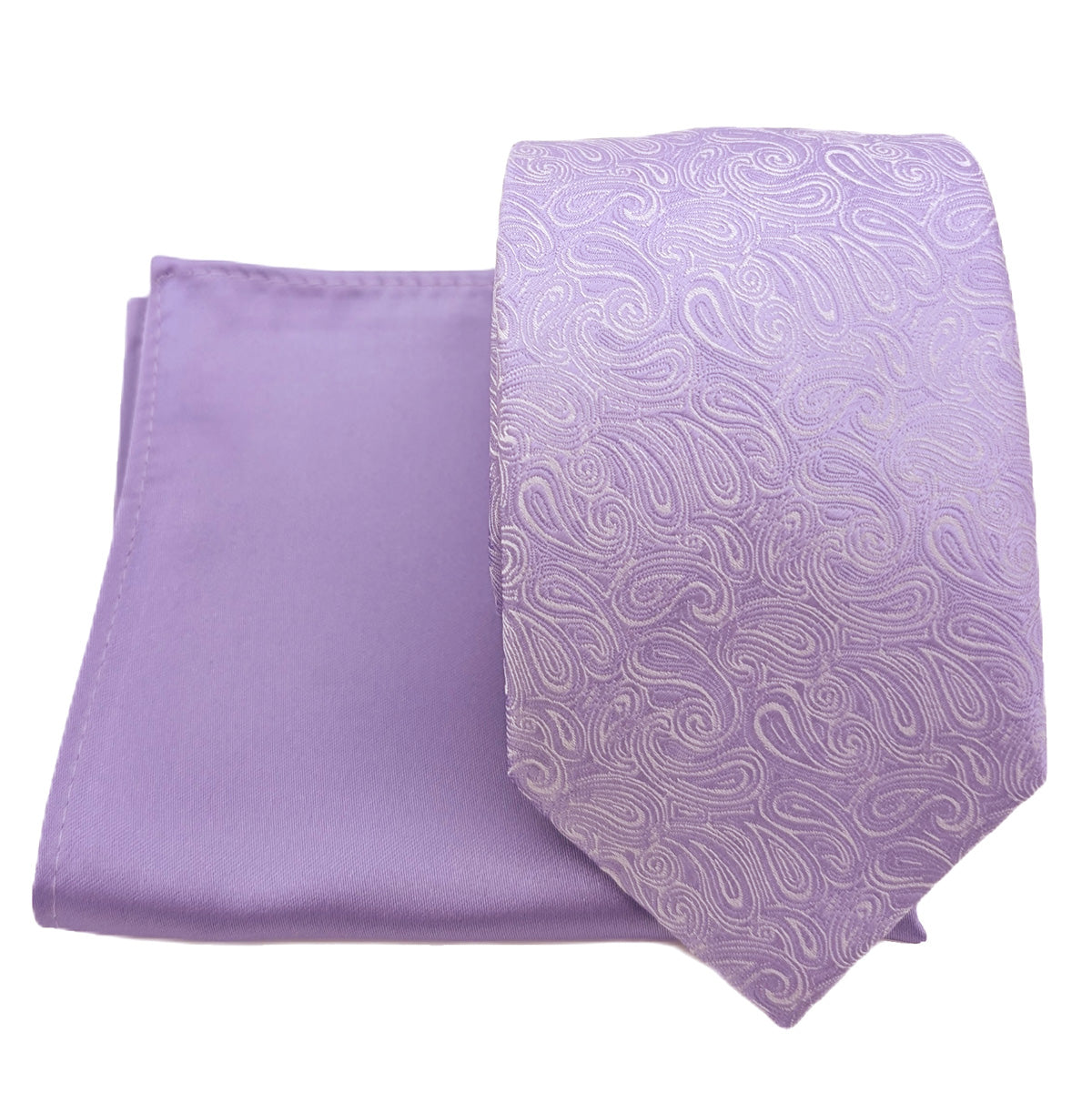 Cool Lilac Paisley Wedding Swatch