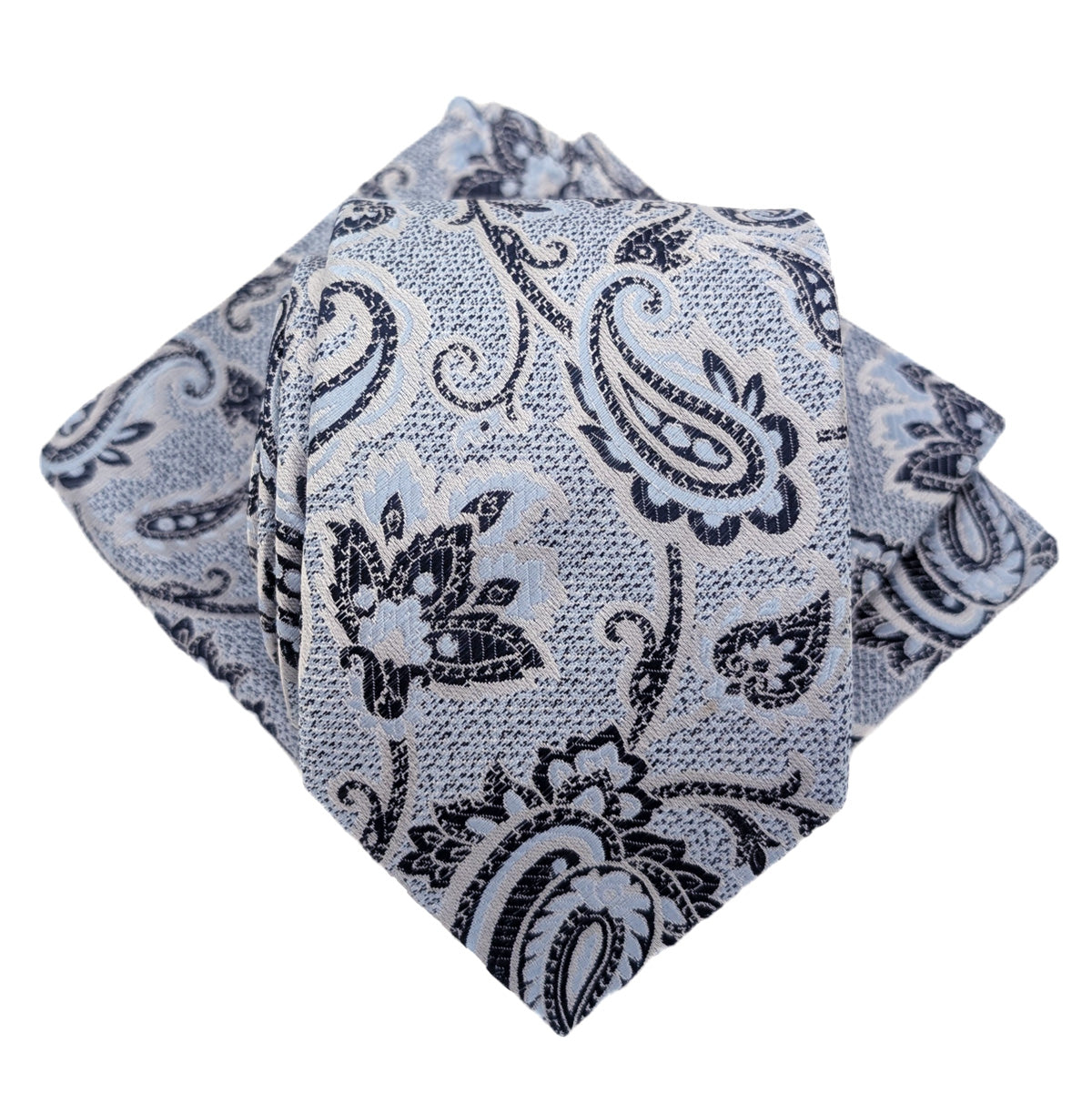 Navy Baroque Paisley Wedding Swatch