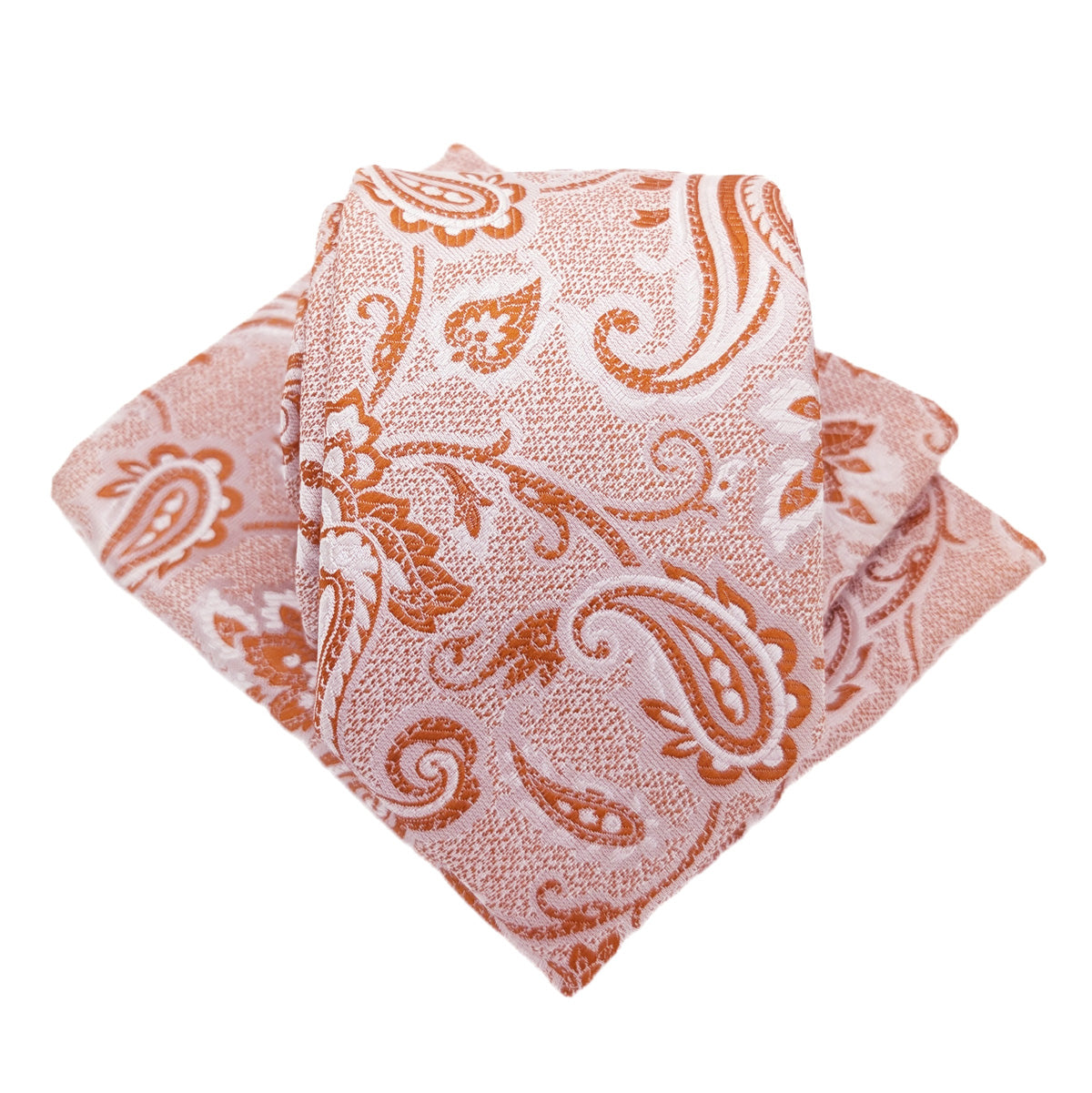 Spice Baroque Paisley Pocket Square