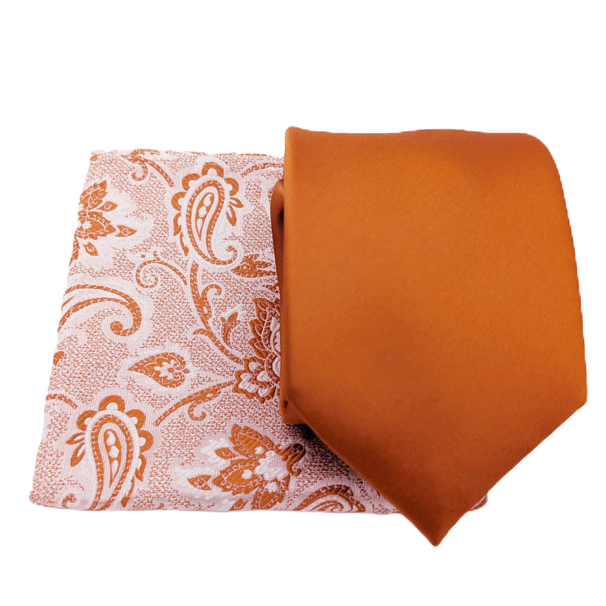 Spice Baroque Paisley Pocket Square