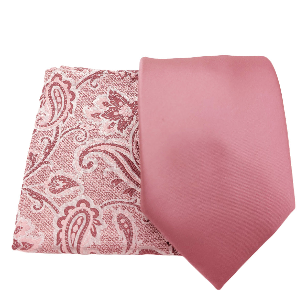 Desert Rose Baroque Paisley Pocket Square