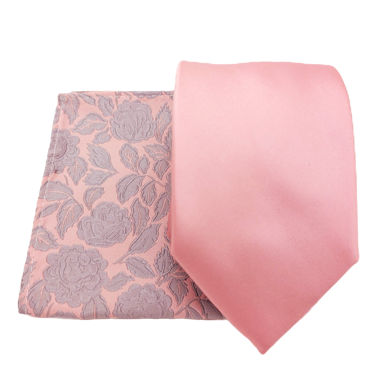 Mix and Match - Pink Patterned & Pink Wedding Tie Set