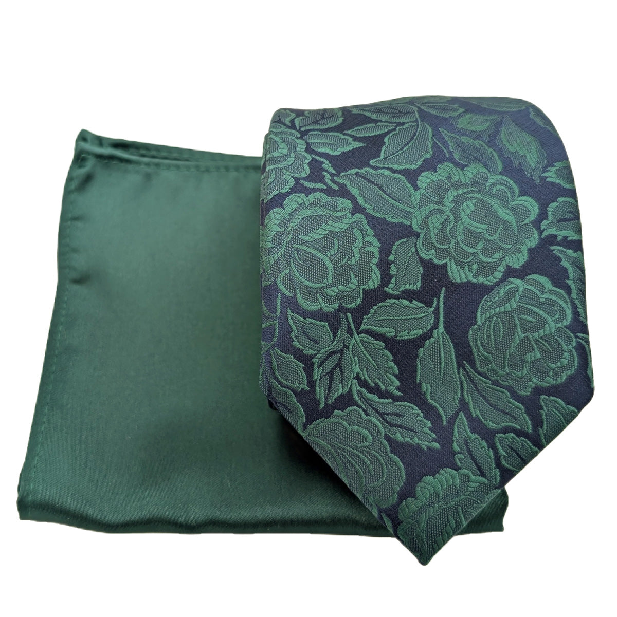 Dark Green Roses Wedding Swatch