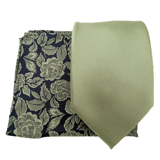 Mix and Match - Wild Sage Roses & Wild Sage Wedding Tie Set