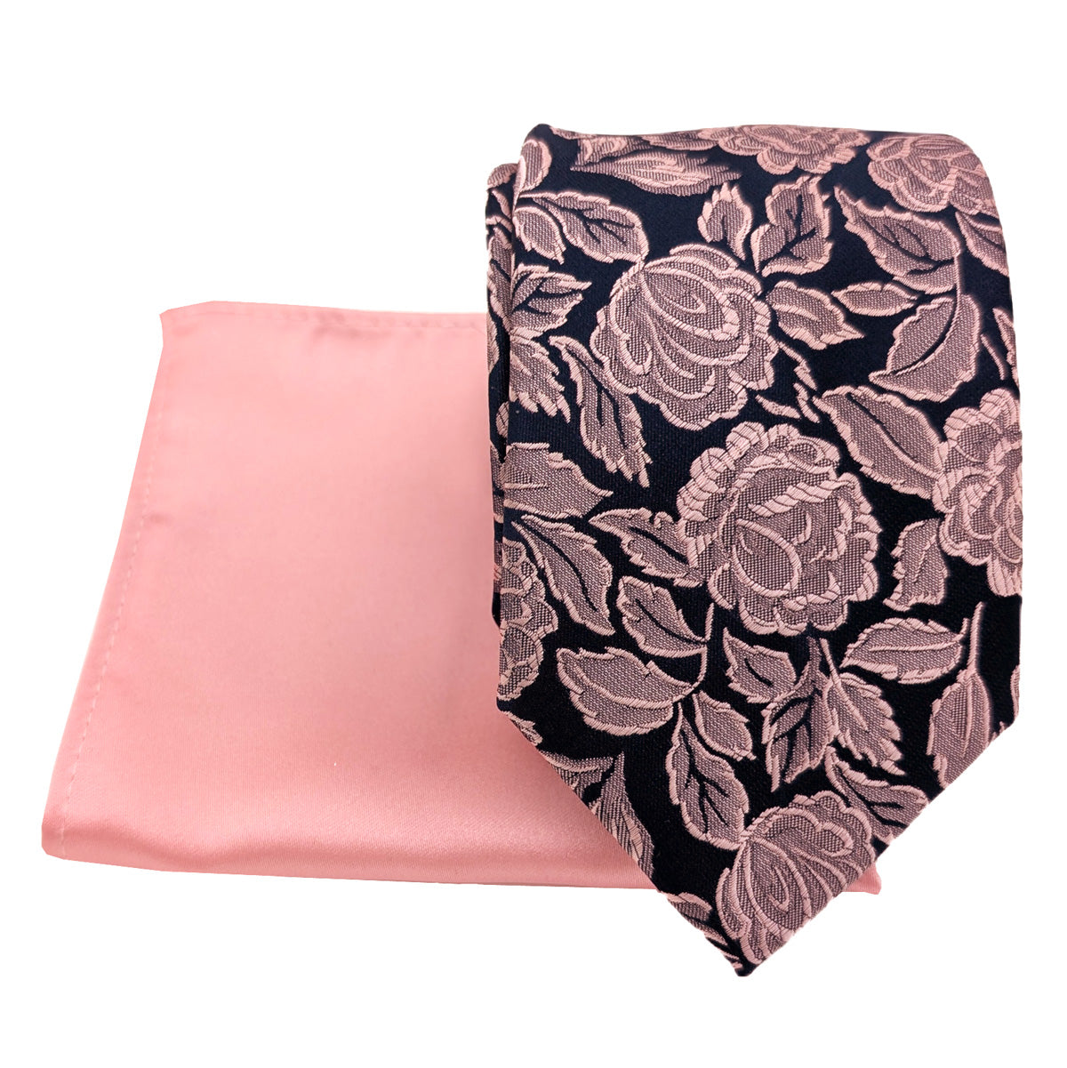 Mix and Match - Pink Patterned & Pink Wedding Tie Set