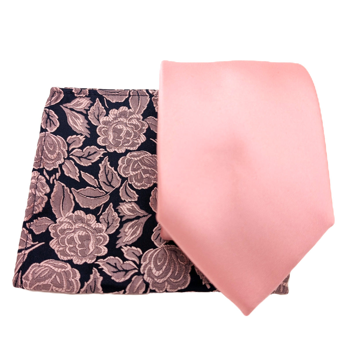 Mix and Match - Pink Patterned & Pink Wedding Tie Set