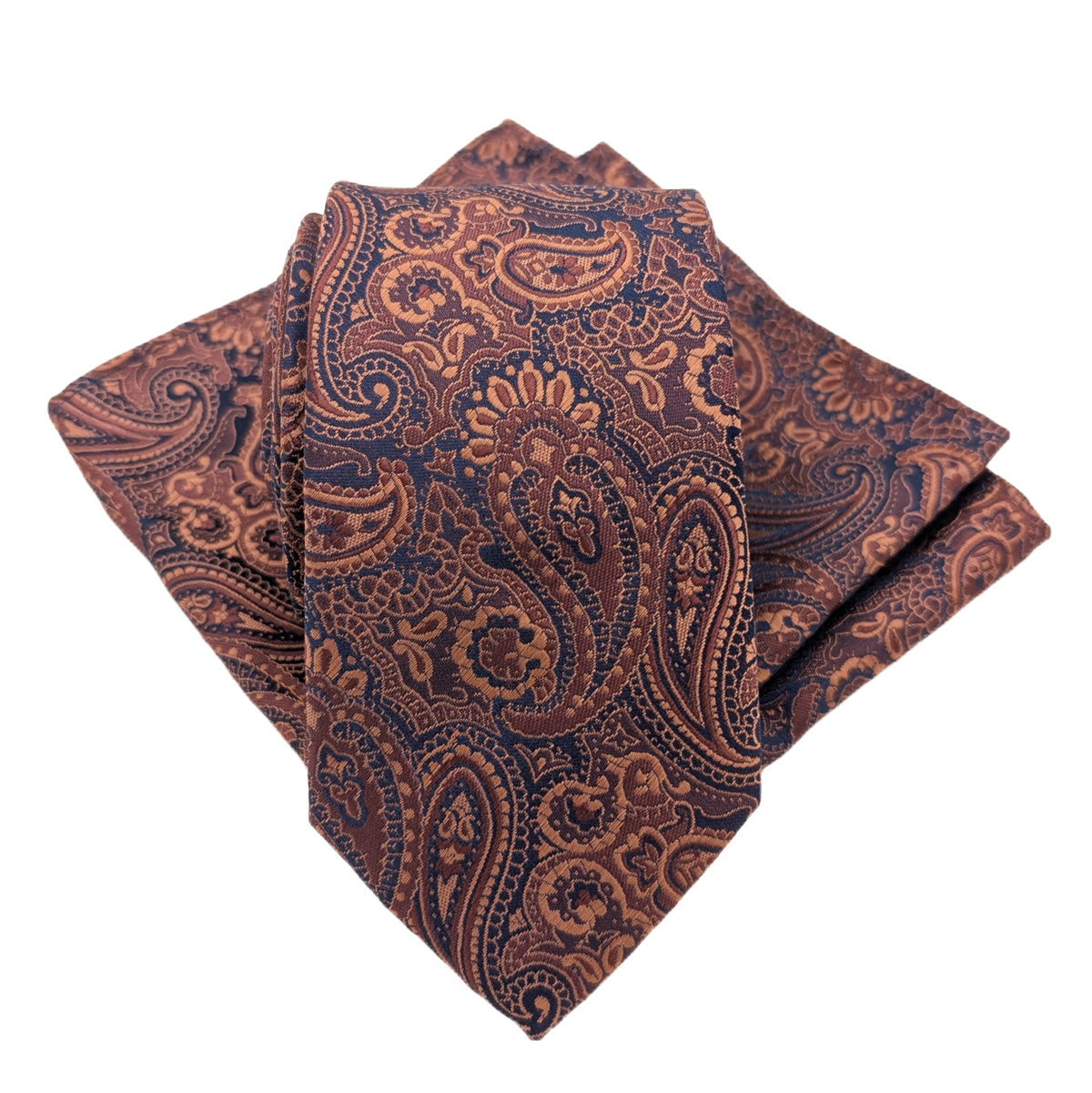 Copper Antique Paisley Wedding Swatch