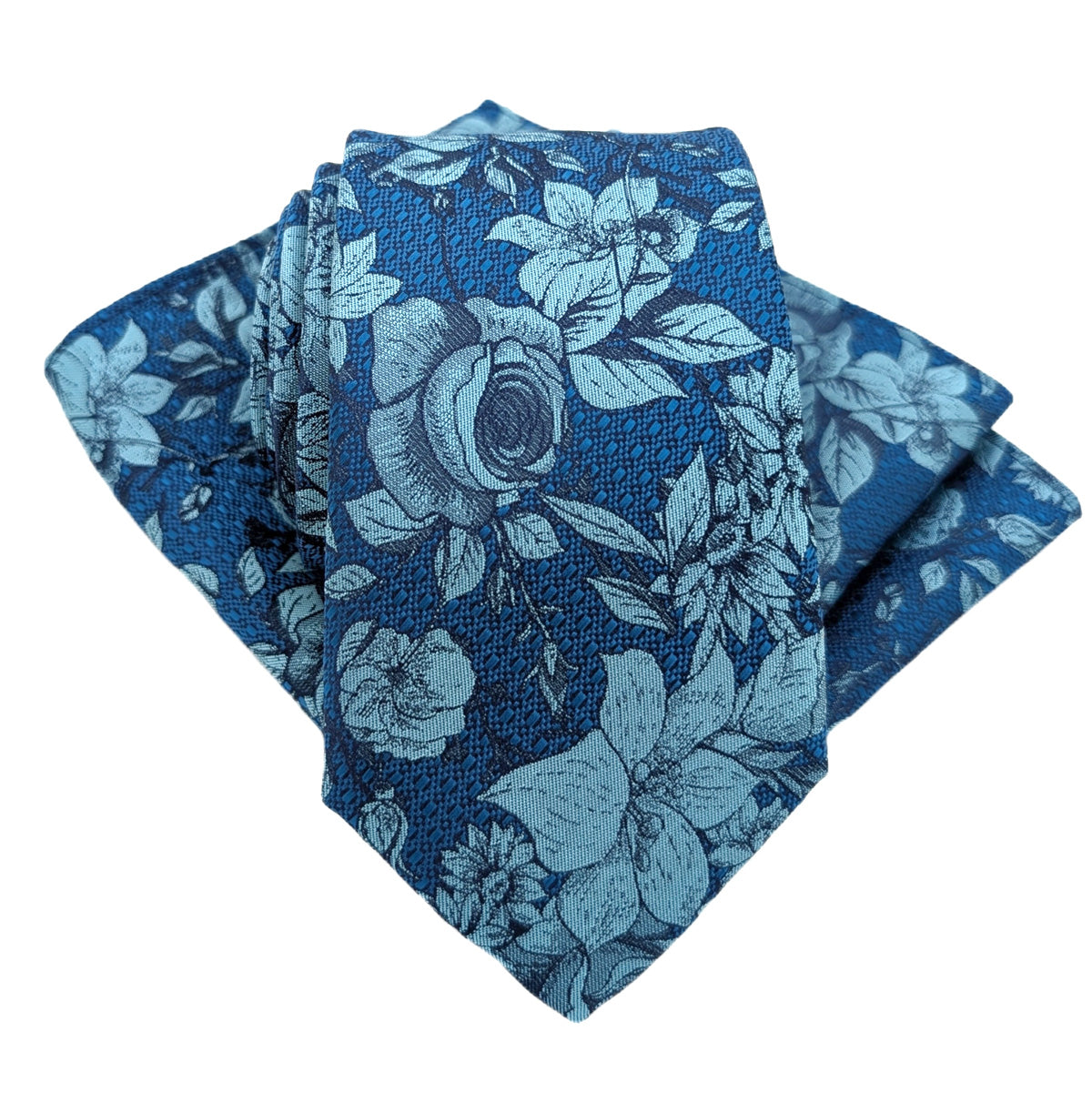 Teal Vintage Floral Wedding Swatch