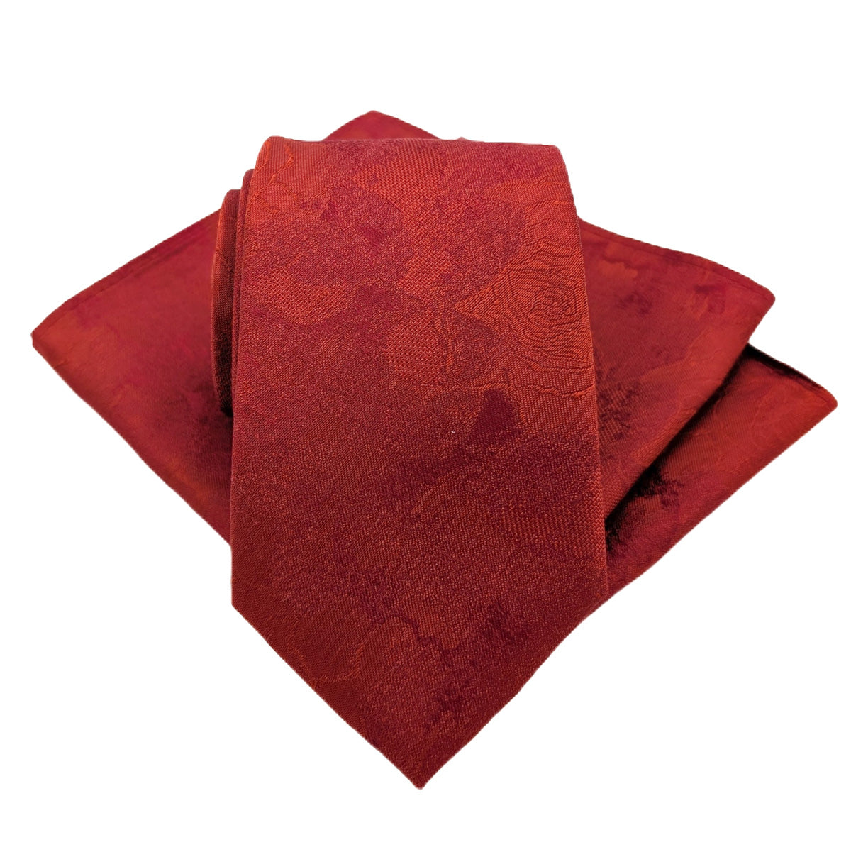 Scarlet Roses Silk Wedding Tie