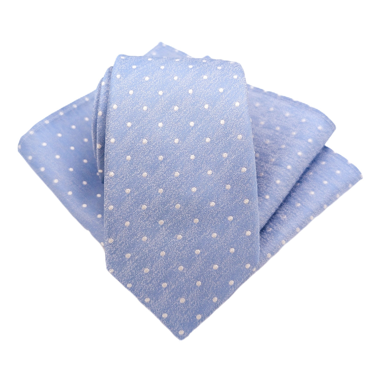 Cloudy Dots Silk Pocket Square