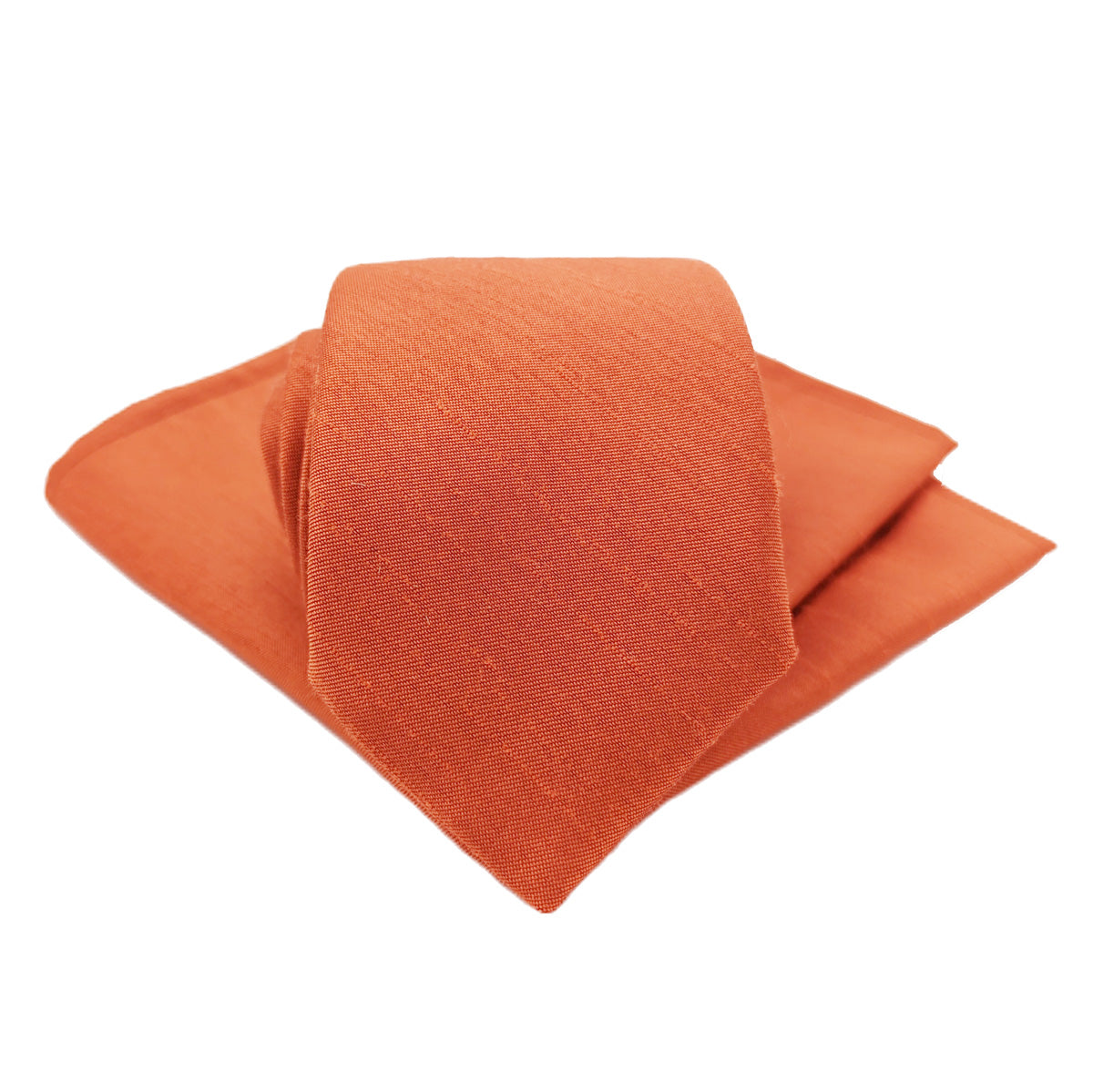 Rust Shantung Boys Ties