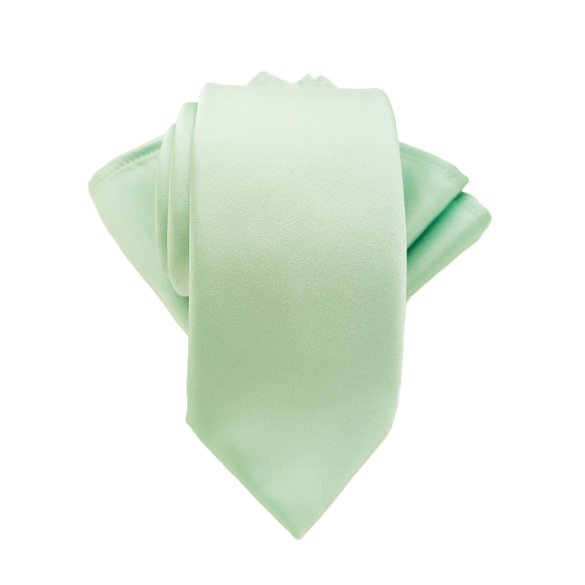 Opaline Green Silk Pocket Square