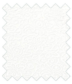 White Floral Wedding Swatch