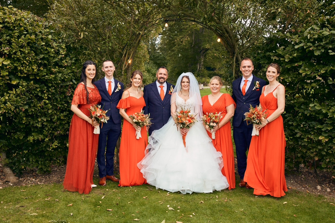 Saffron Shantung Wedding Tie