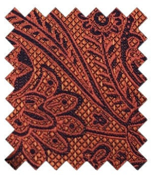 Sunset Lace Paisley Wedding Swatch