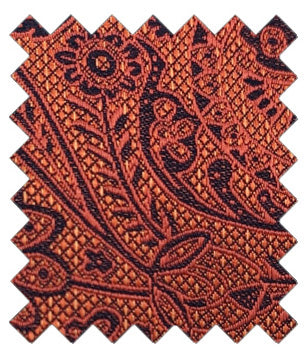 Sunset Lace Paisley Wedding Swatch