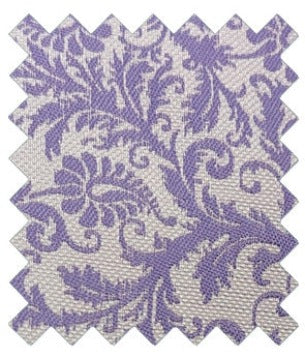 Violet Venetian Paisley Wedding Swatch