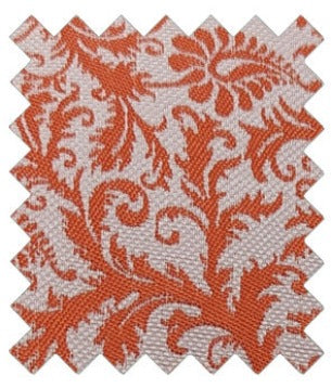 Orange Venetian Paisley Wedding Swatch