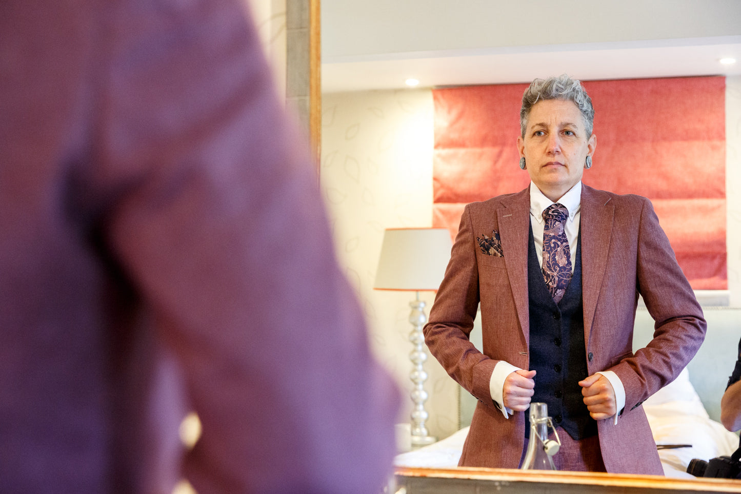 Rose Vintage Paisley Wedding Swatch