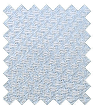 Cloudy Blue Woven Wedding Swatch