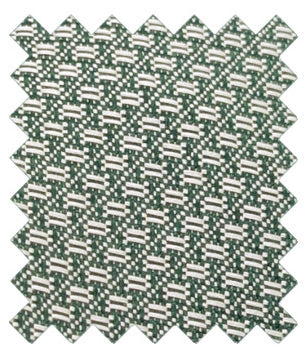 Dark Green Woven Wedding Swatch