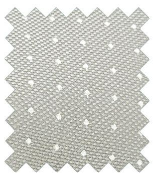 Pearl Grey Pin Dots Wedding Swatch