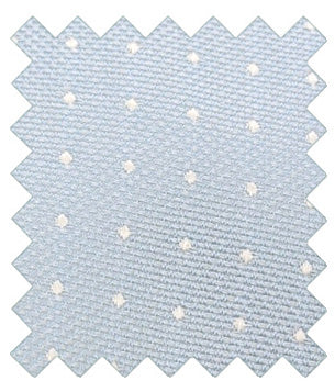 Cloudy Blue Pin Dots Wedding Swatch