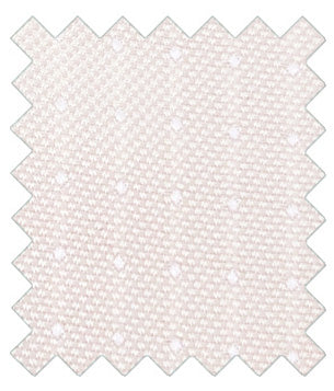 Ivory Pin Dots Wedding Swatch