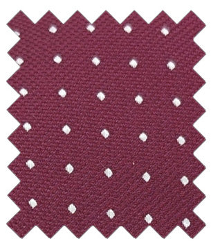 Cassis Pin Dots Wedding Swatch
