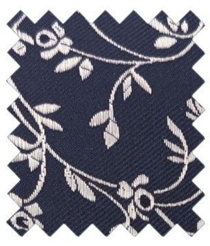 Navy Leaves Wedding Swatch