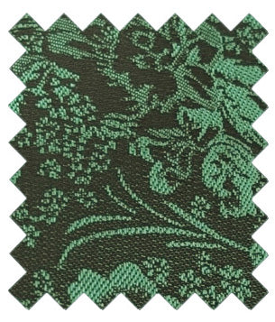 Dark Green Floral Wedding Swatch