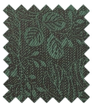 Dark Green Woodland Leaves Wedding Swatch