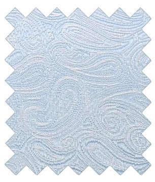 Cloudy Blue Paisley Wedding Swatch