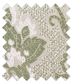 Wild Sage Baroque Paisley Wedding Swatch