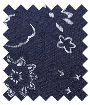 Navy Damask Wedding Swatch
