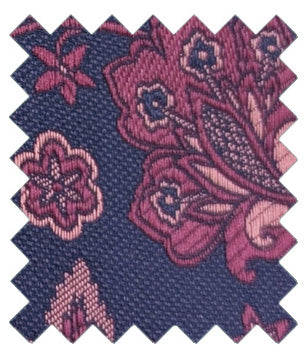 Cassis Damask Wedding Swatch