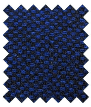 Royal Blue Tweed Wedding Swatch