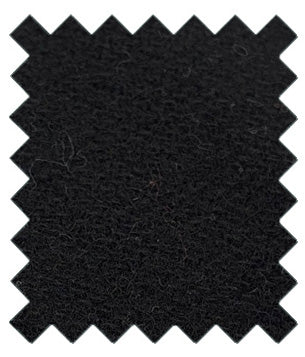 Black Heavy Tweed Wedding Swatch