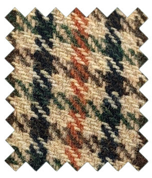 Beige Gingham  Wedding Swatch