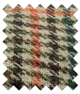 Green Gingham  Wedding Swatch